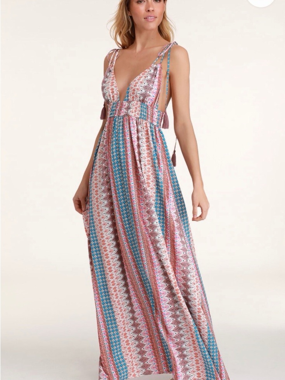 En Creme Maxin Relaxin Blue Multiprint